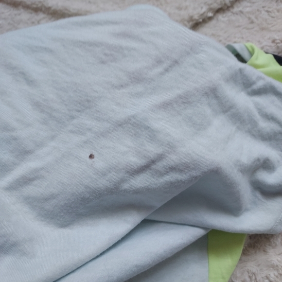 Divided Pop Art Comic Strip Florescent Graphic Tee Size 8 - Picture 7 of 8